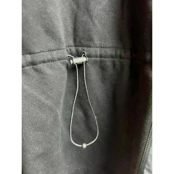 Athleta Women's Triumph Hybrid Crewneck Sweatshirt Oversized Black Small - Picture 4 of 11